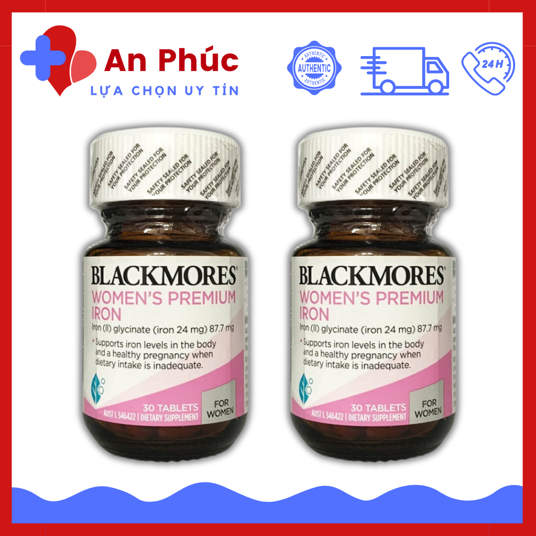 Viên sắt Blackmores Pregnancy Iron cho bà bầu 30 viên, Viên sắt bầu Blackmores của Úc