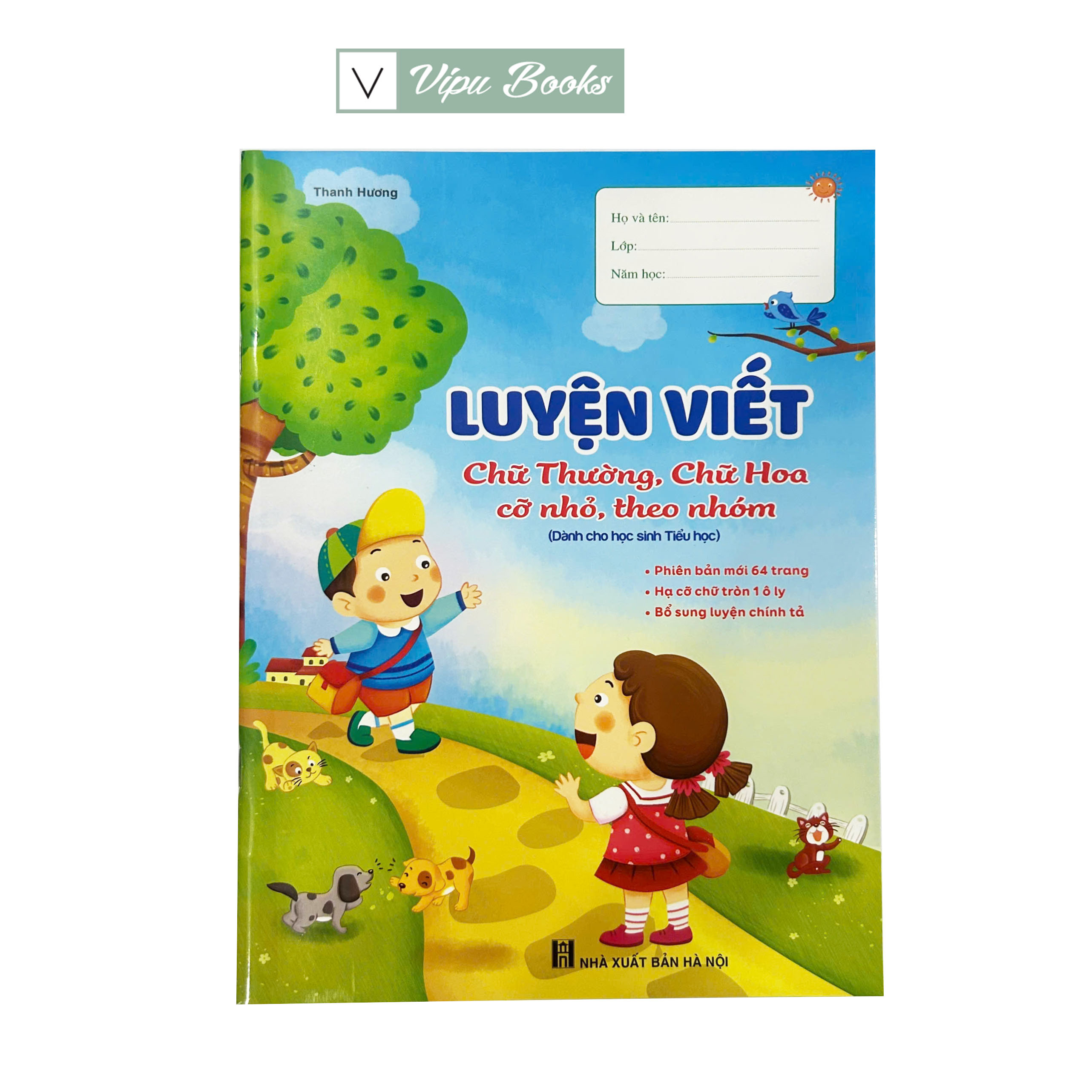 Sách - Luyện Viết Chữ Thường Chữ Hoa Cỡ Nhỏ Theo Nhóm - Dành Cho Học Sinh Tiểu Học - Phiên Bản Mới