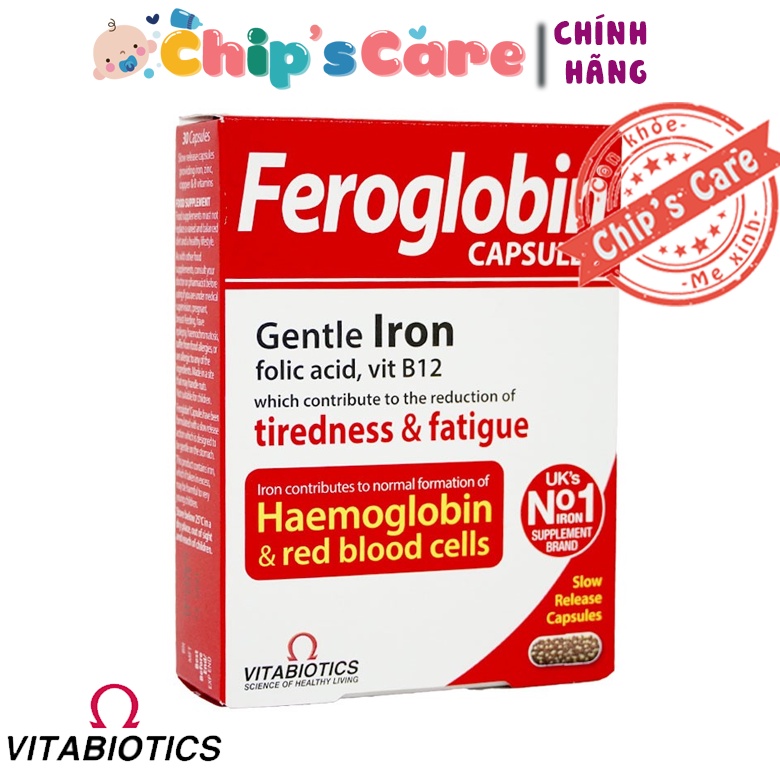 Sắt viên Feroglobin B12 capsules cho người từ 12 tuổi trở lên
