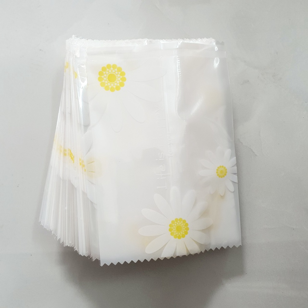 Túi kẹo hoa cúc 7*10cm