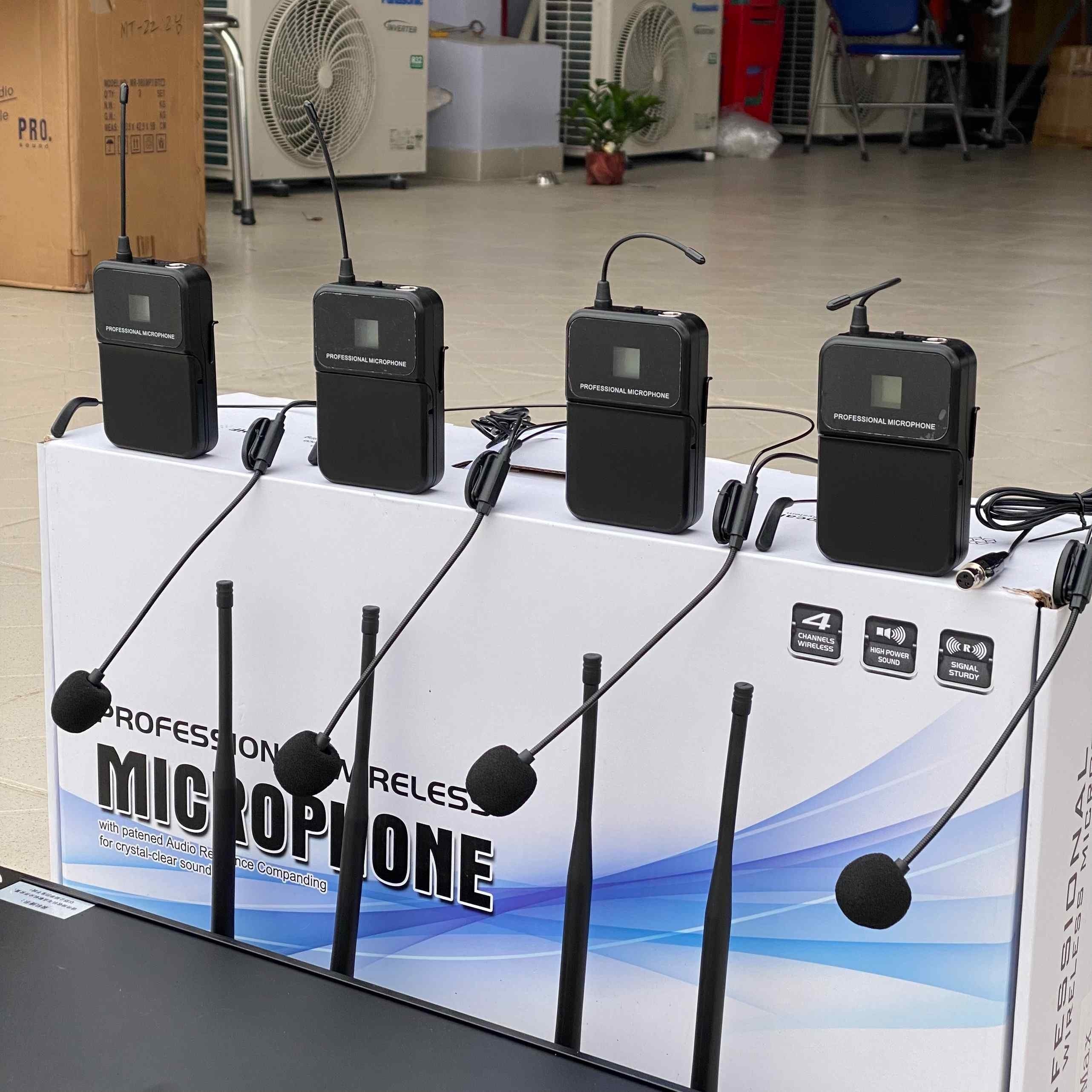 Micro đeo tai đầu thu mtmax akm44 plus – kèm 4 micro đeo tai