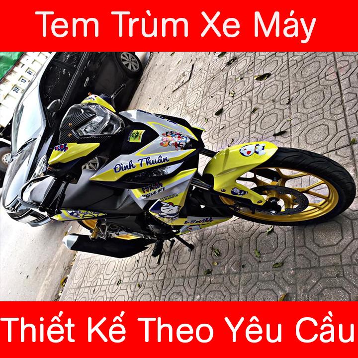 Tem Trùm Xe Winner Đoraemon Vàng