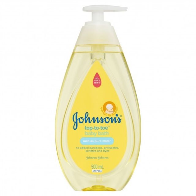 Sữa tắm gội toàn thân johnson baby top to toe 500ml