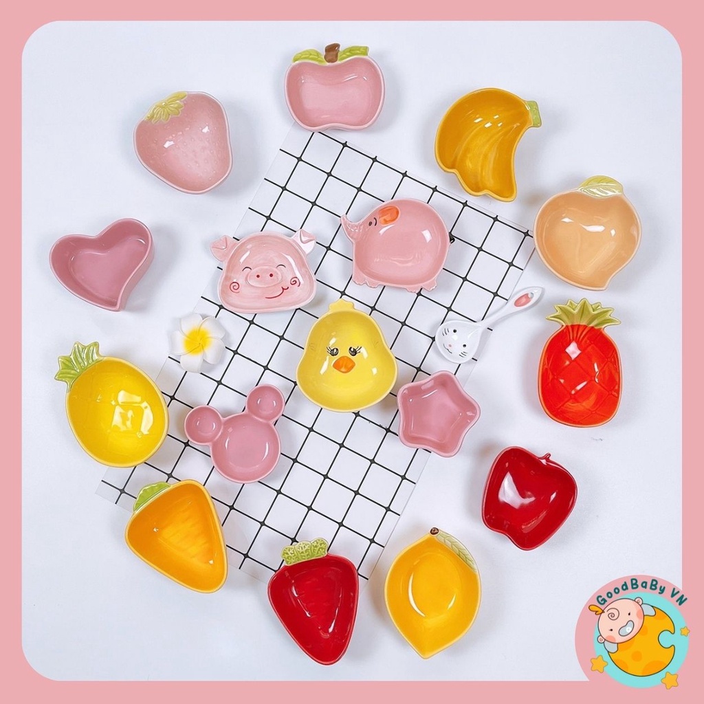 Bát ăn dặm kiểu nhật ,bát gốm sứ mini cao cấp cho bé goodbabyvn