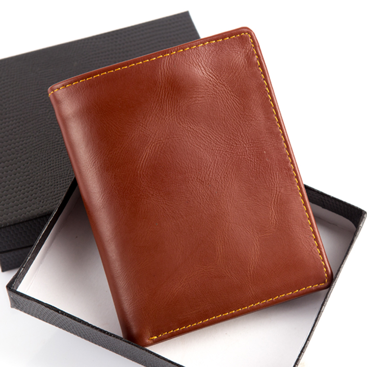 Ví nam da bò Chakovet cao cấp dáng đứng sang trọng lịch lãm, VD.366 có nhiều ngăn đựng tiền và thẻ tiện dụng, màu Đỏ Đô