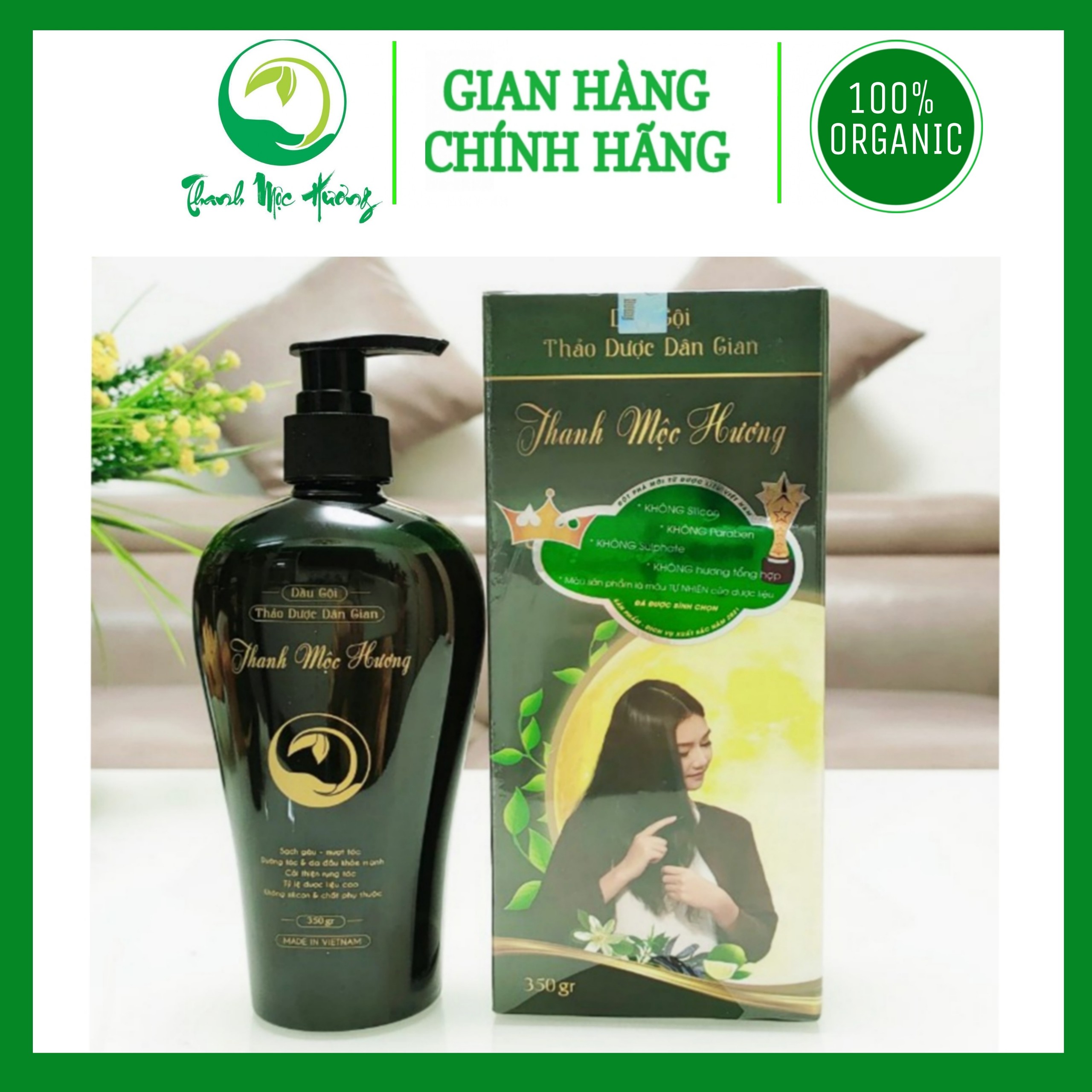 [HCM][Chính Hãng] Dầu Gội Thảo Dược Dân Gian Thanh Mộc Hương