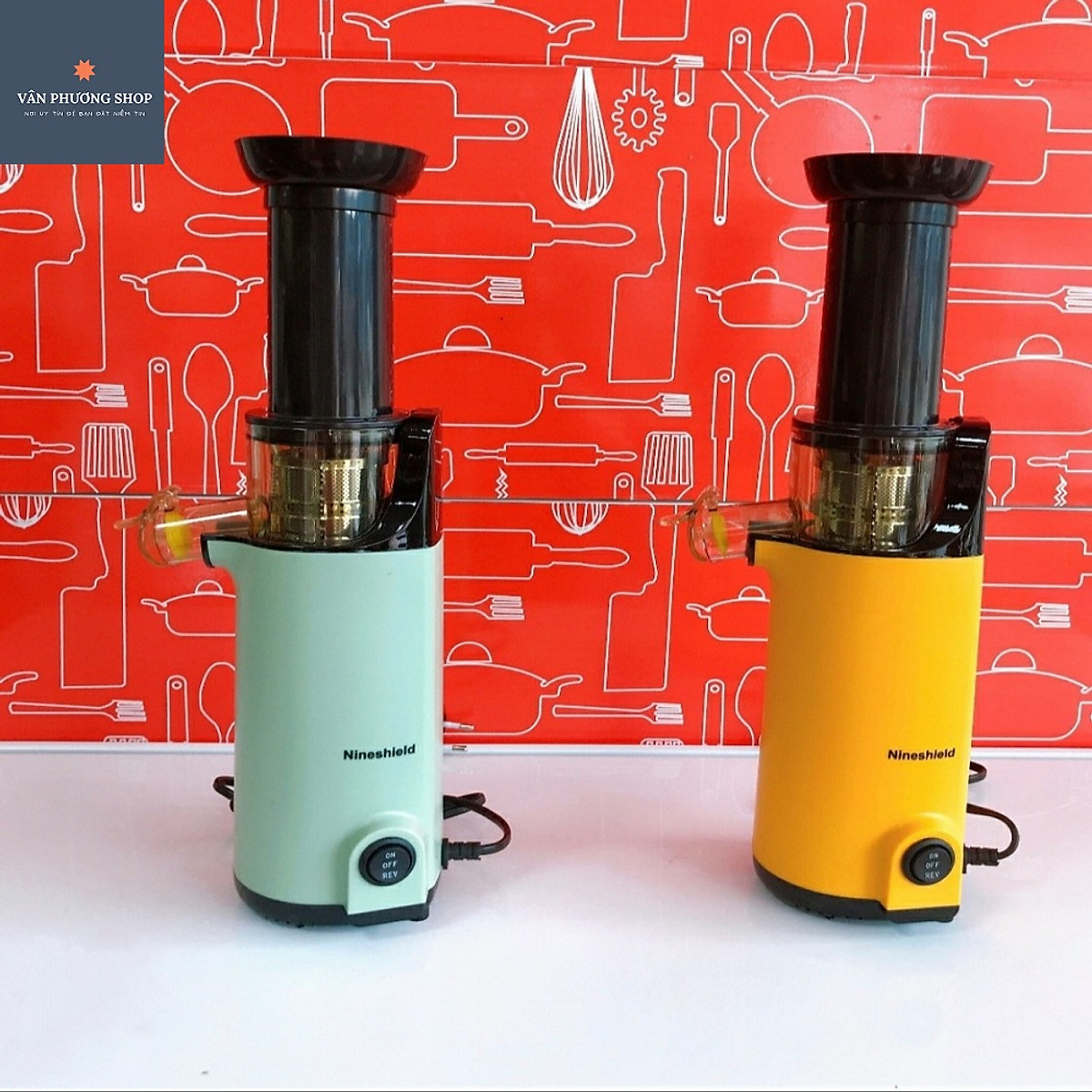 Máy ép hoa quả chậm mini nineshield kb-f6b tiện dụng cho mọi nhà