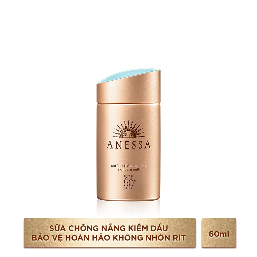 [HCM]Kem ch ống nắng Anessa Perfect UV Sunscreen Skincare Milk SPF 50+ PA++++ - Sữa ch ống nắng d ưỡng da - Kem chong nang