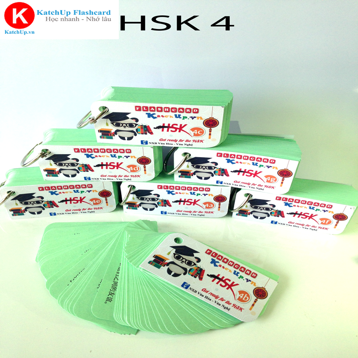 Bộ Flashcard Tiếng Trung HSK 4 – High Quality