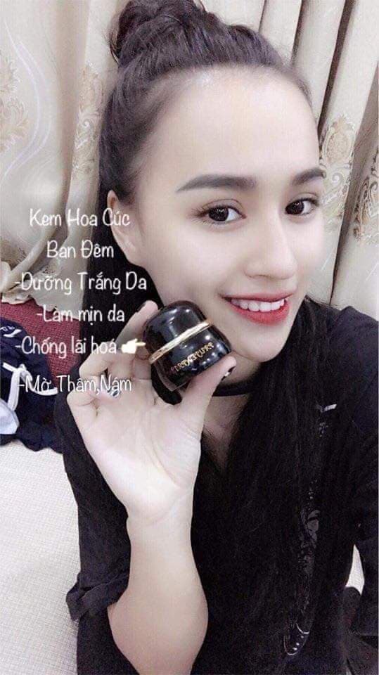 Kem hoa cúc ban đêm dưỡng trắng xóa mụn nám tàn nhang hiệu quả
