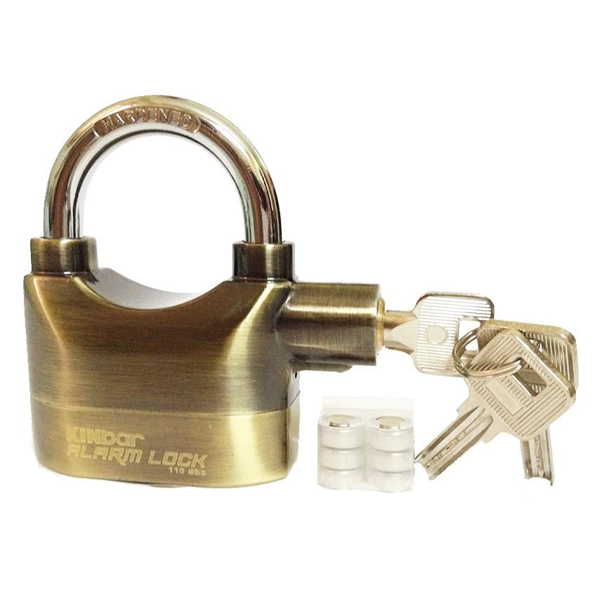 Ổ khóa báo động chống trộm kinbar alarm lock có còi hú chống trộm cửa nhà, xe máy bền chắc loại tốt – hàng chính hãng