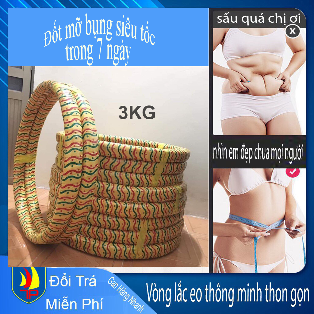 Vòng lắc giảm eo nhanh chóng SIZE KHỦNG 3KG ( Vòng Mây Đôi To)