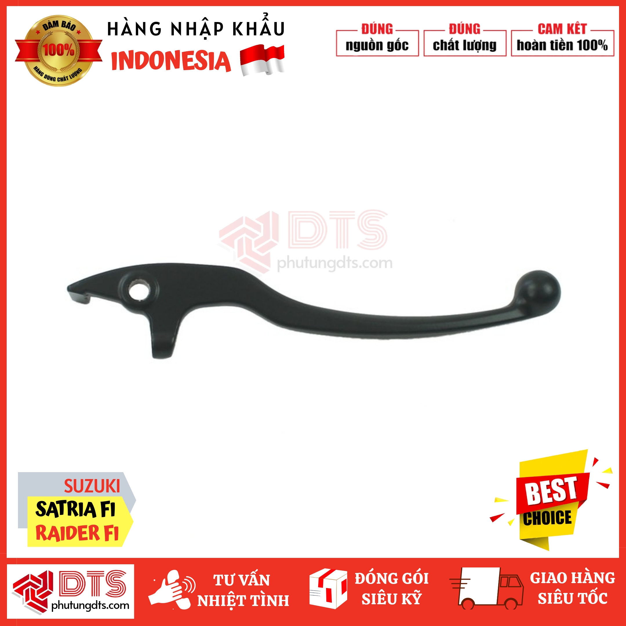 Tay thắng Satria Fi - Raider Fi nhập chính hãng Suzuki indo
