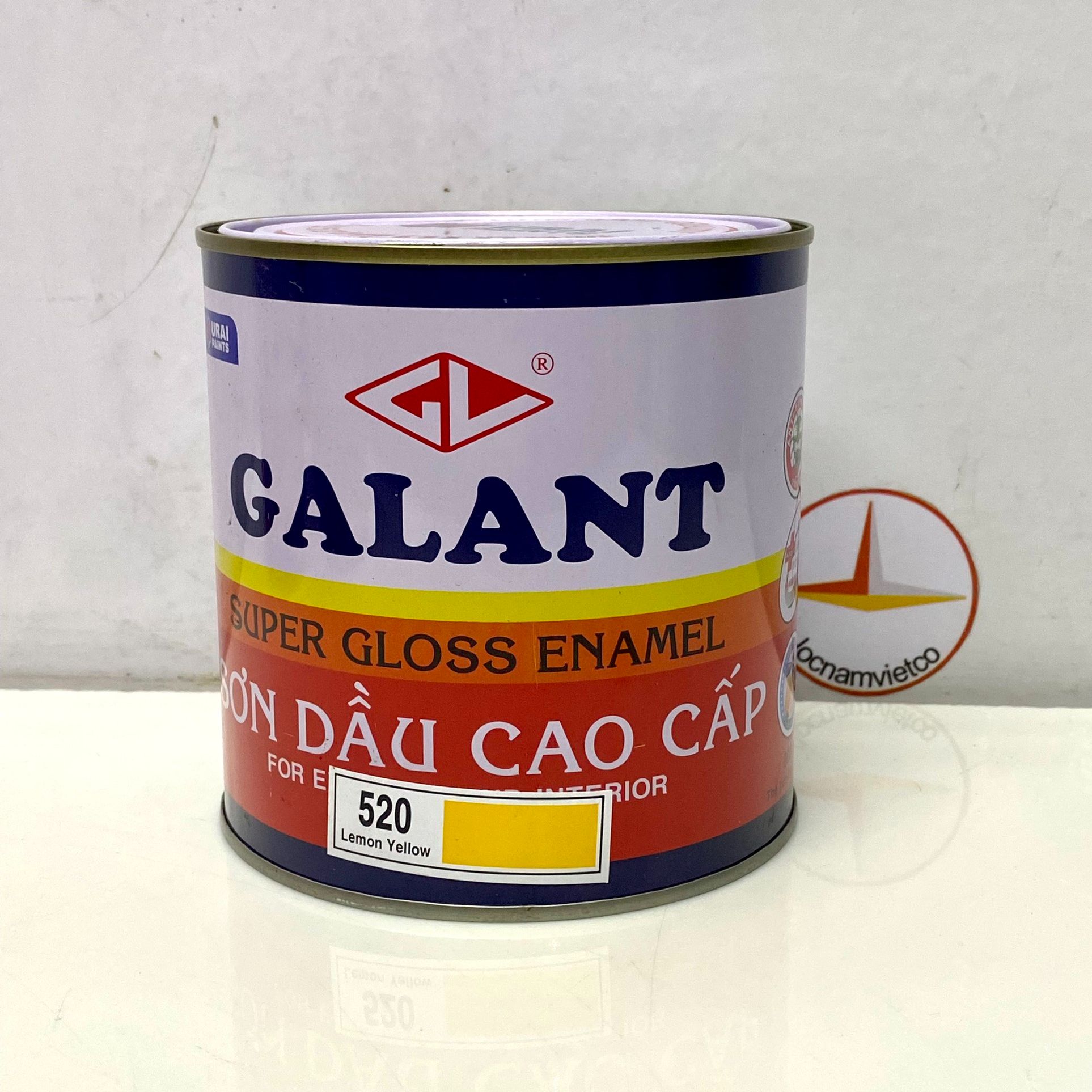 Sơn dầu galant màu vàng lemon yellow 520 _ 0.8l