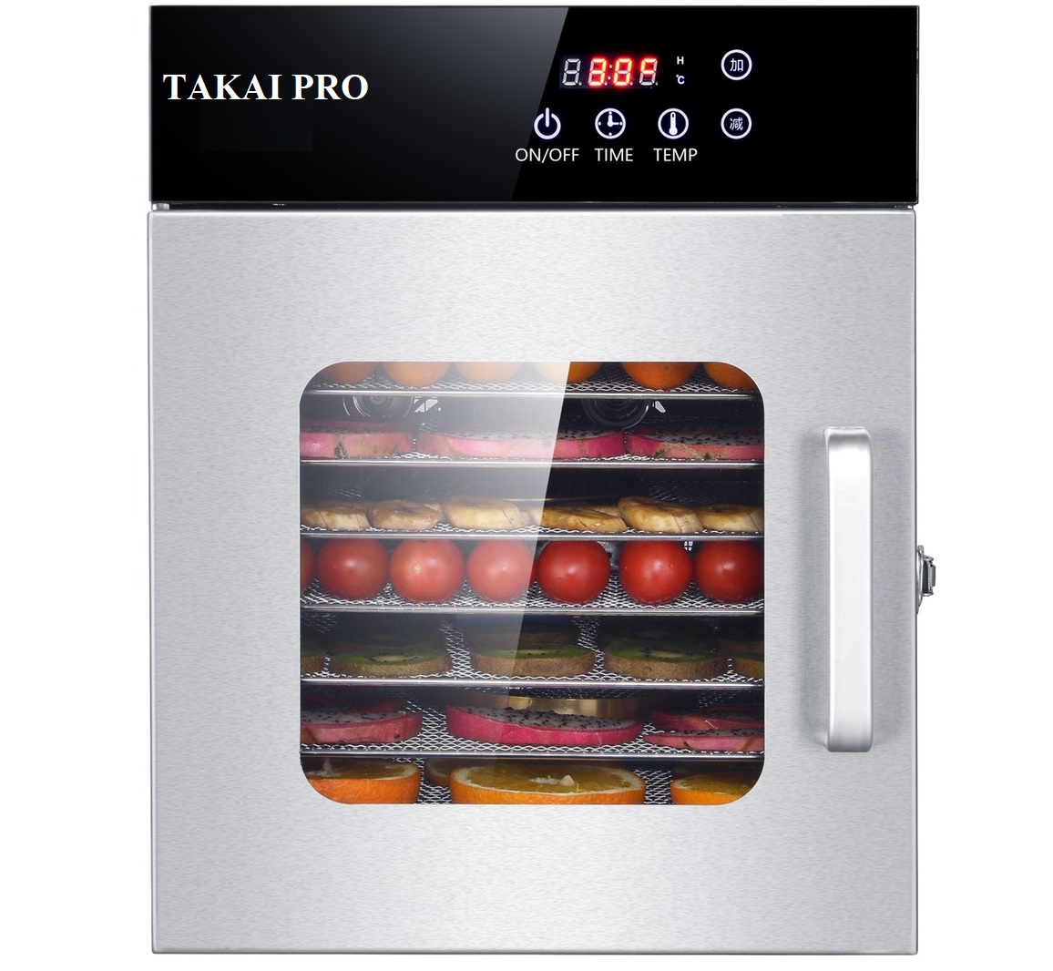 Máy sấy thực phẩm TAKAI PRO chính hãng Nhật Bản 8 khay sấy- 100% inox 304 - Máy sấy hoa quả gia đình thơm ngon như tự nhiên- Máy sấy hoa quả công nghiệp-Máy sấy thực phẩm gia đình- Bảo hành 1 năm