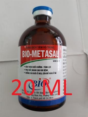 COMBO 02 CHAI BIO METASAL 20ML Thuoc Tiêm Giúp Chó Mèo Ăn Nhiều, Tăng Lực, Khỏe Mạnh, KHỎE CƠ