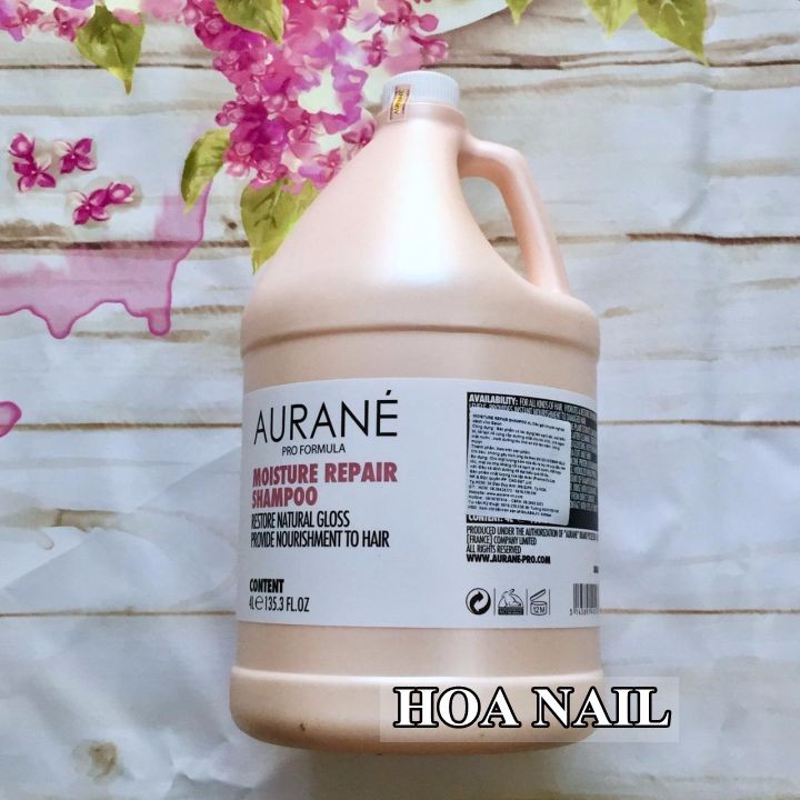 Dầu gội dưỡng ẩm mềm mượt tóc Aurane Protein Moisturizing shampoo -Dạng can 4L - Dầu gội Aurane 4L