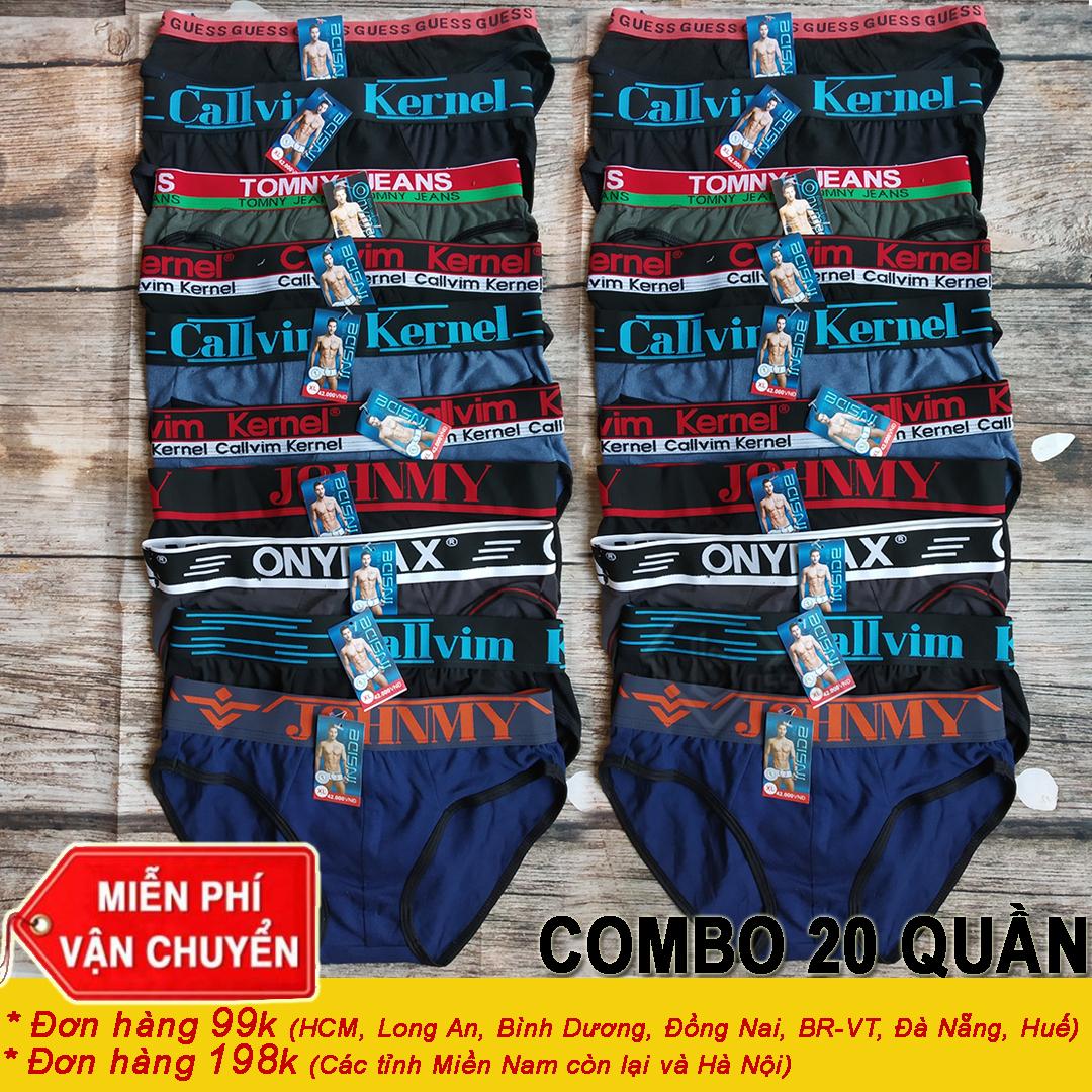 COMBO 20 Quần Lót Nam - Quần Sịp Tam giác