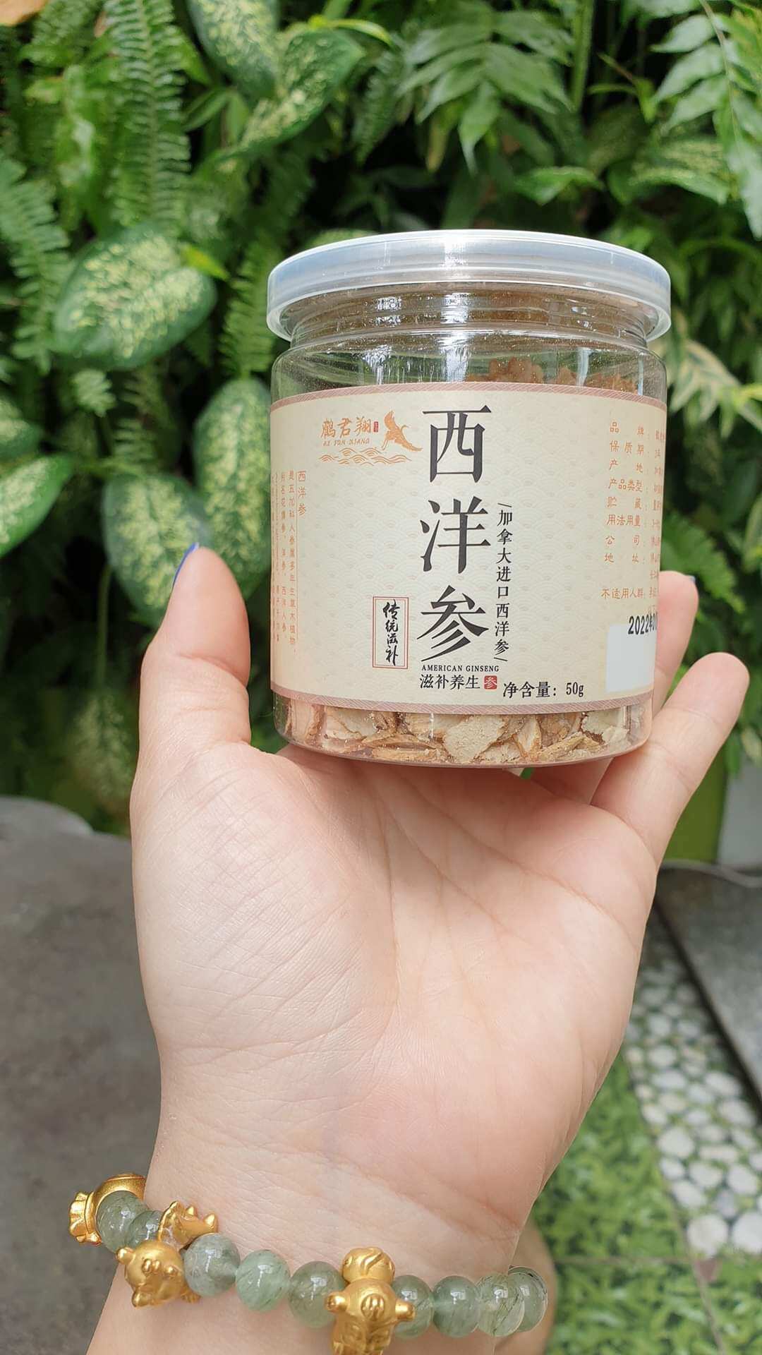 50g tây dương sâm thái lát free ship