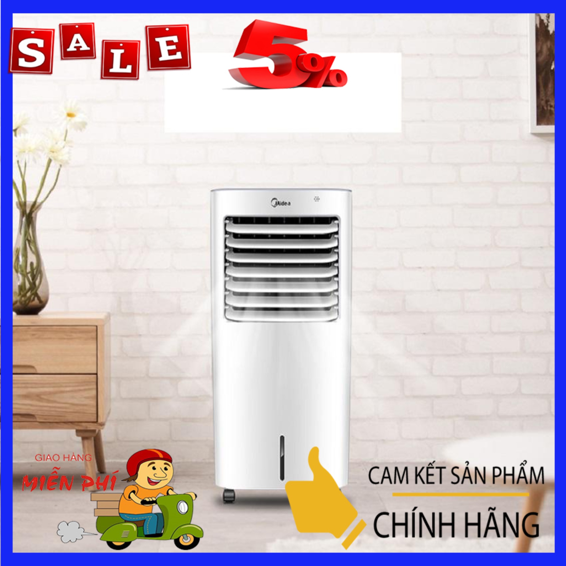 Quạt điều hòa có điều khiển, ac120-17arw, 10l