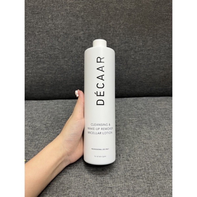 Décaar/ decaar 500ml - tẩy trang - sữa rửa mặt - toner fullsize 500ml