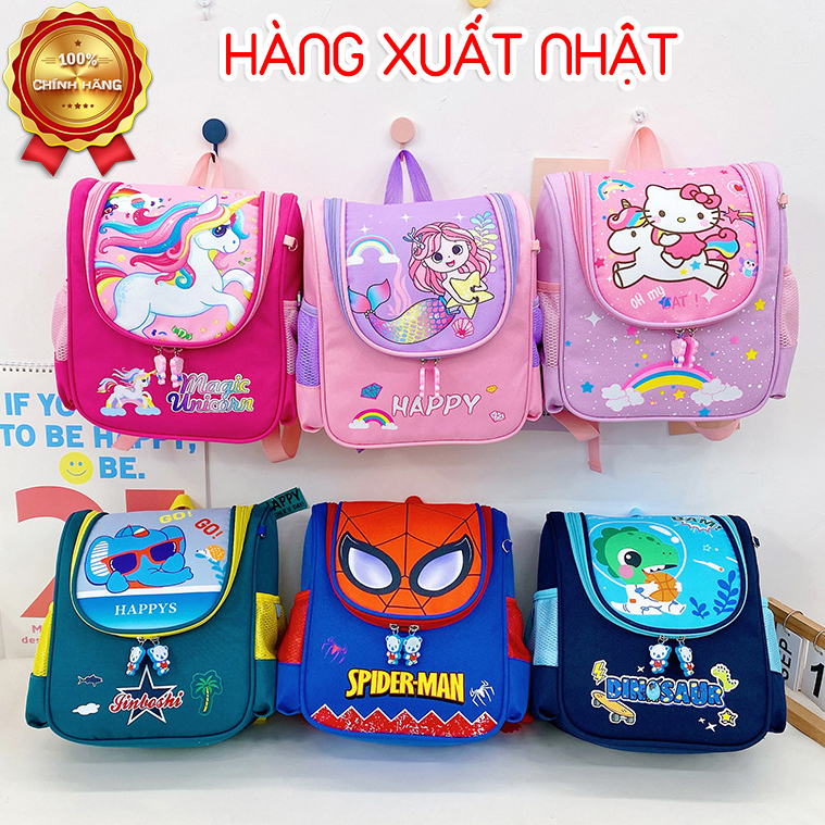 Balo mầm non chống gù xuất Nhật siêu nhẹ cao cấp cho bé