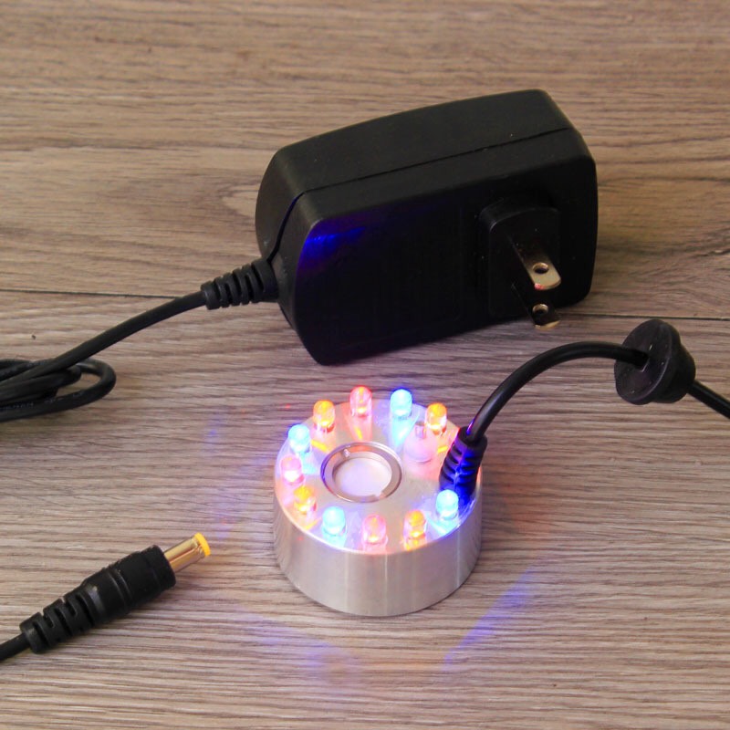 Máy tạo khói kết hợp đèn led đổi màu cho hồ cá , thác nước phong thủy ,hòn non bộ , gồm cả nguồn