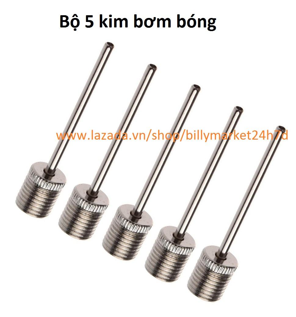 Bộ 5 kim bơm Bóng bằng Inox
