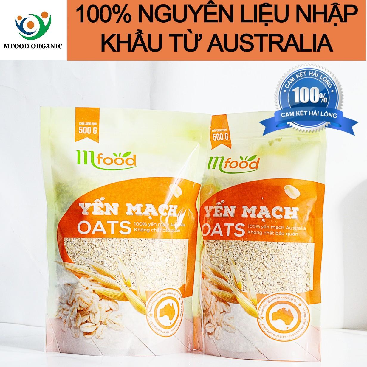 Combo 1kg yến mạch oats úc