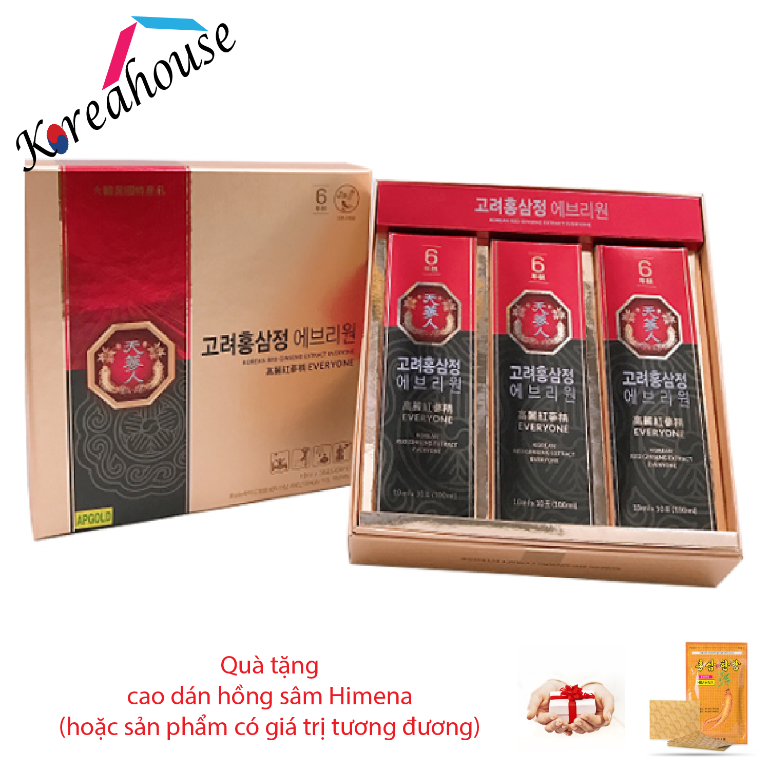 [HCM]Tinh chất hồng sâm 6 năm tuổi Bio Everyone Hàn Quốc  Hộp 30 gói