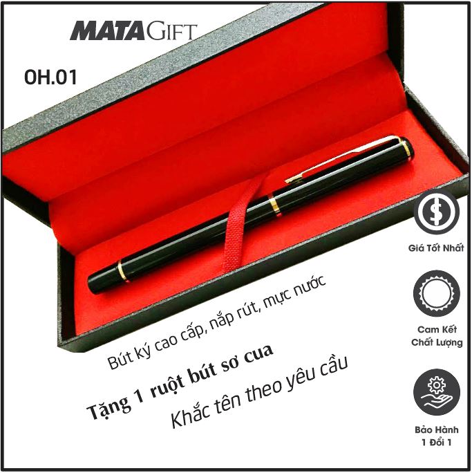 [HCM]Bút ký cao cấp kim loại xịn làm quà tặng sinh nhật đẹp OH.01 Matagift