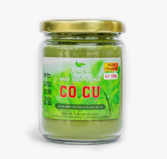 Bột trà xanh cô cự loại ô long 100g