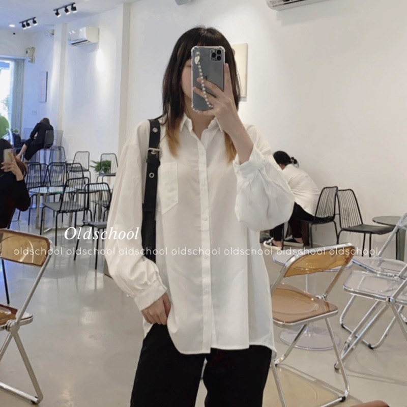 Áo sơ mi lụa hàn ulzzang