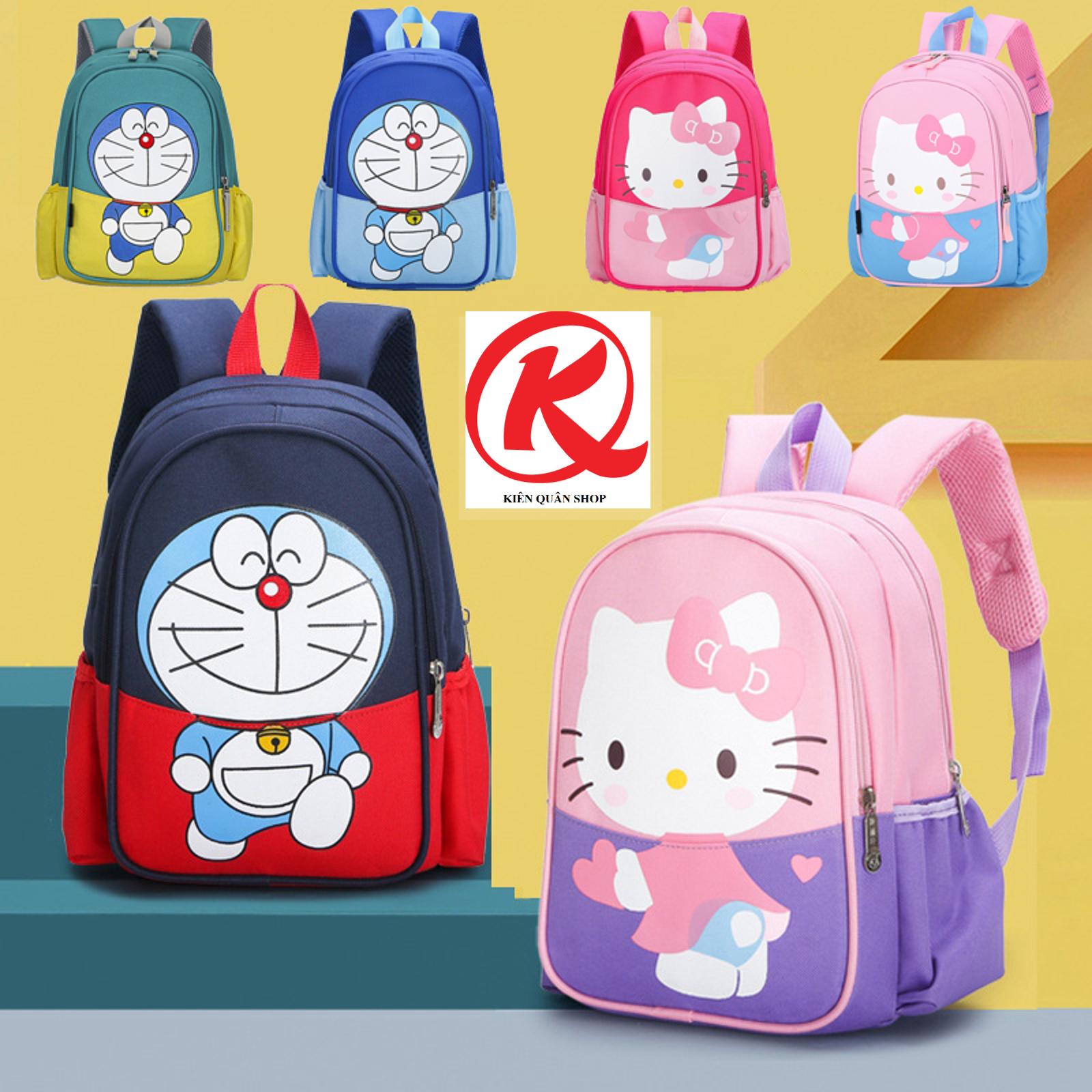 Balo đi học hình Doraemon, Hello Kitty thời trang, xinh xắn cho bé từ 1-6 tuổi