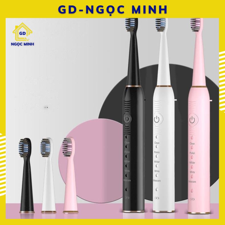 Bàn chải điện hongxin đánh răng tự động chống nước 5 chế độ