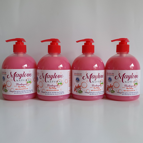 Combo 4 Chai Sữa rửa tay Maylove Ký Ức Tuổi Học Trò - Hoa Phượng 500ml