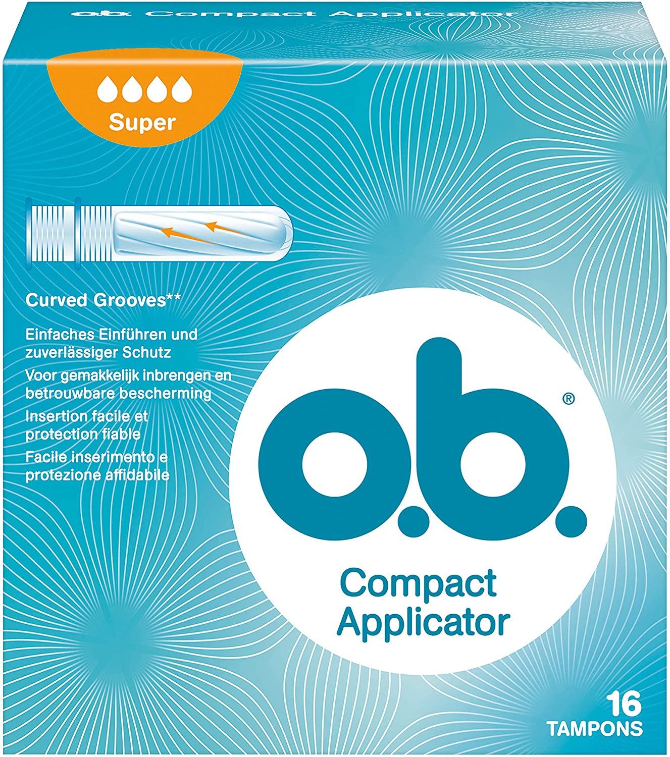 Tampon ob nội địa Đức size super 16st có ống đẩy