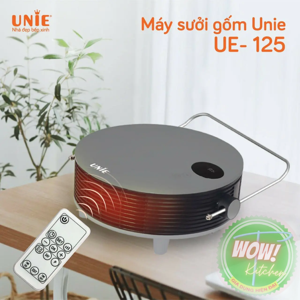 Máy sưởi gốm unie ue-125