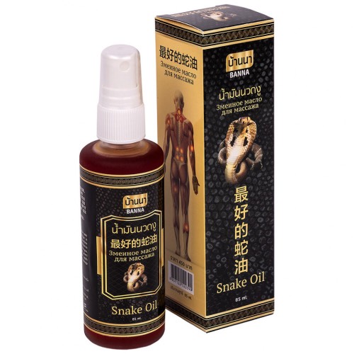 Dầu xịt xoa bóp giảm đau lưng banna snake oil 85ml