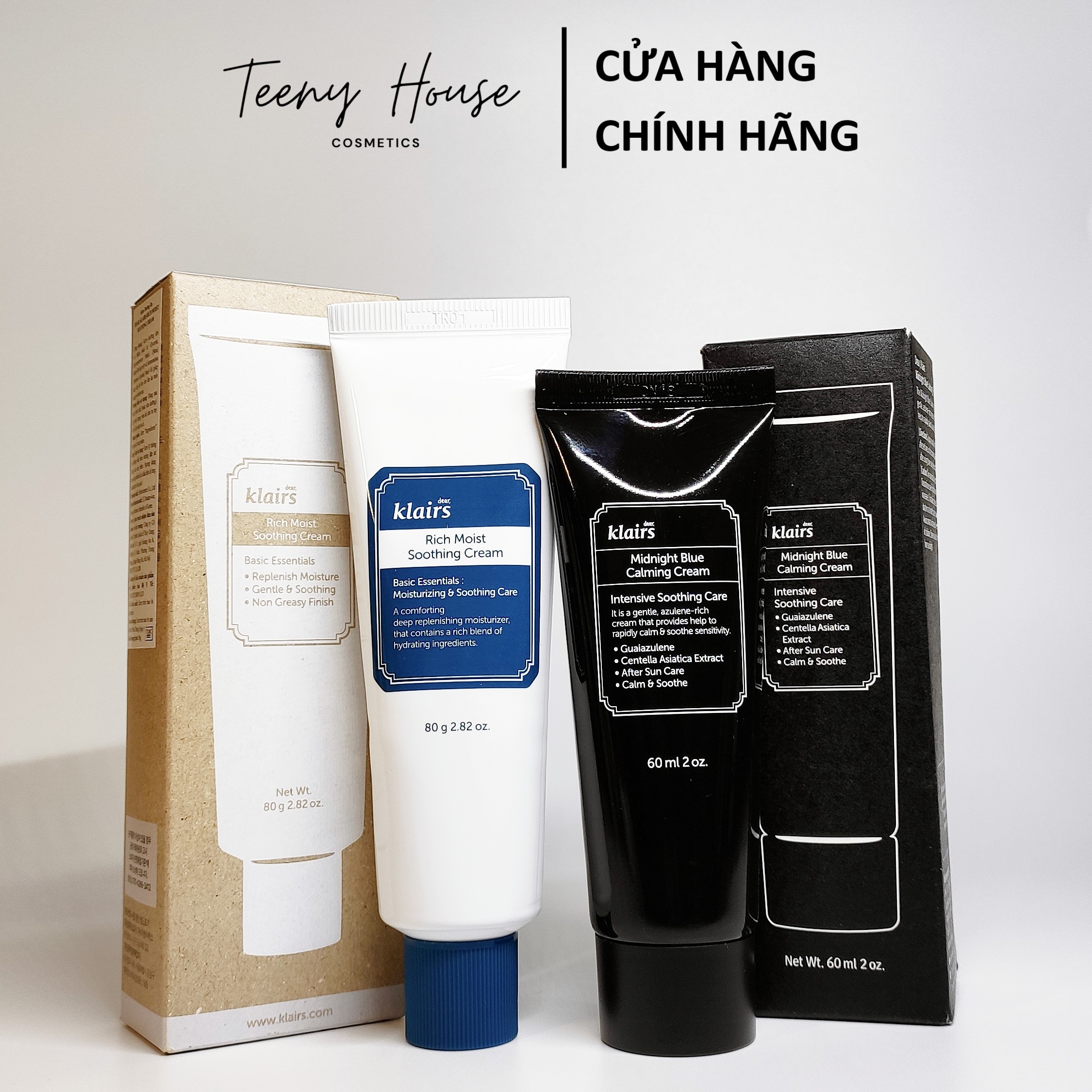 [Chiết - Gốc] Kem dưỡng ẩm làm dịu da Dear Klairs