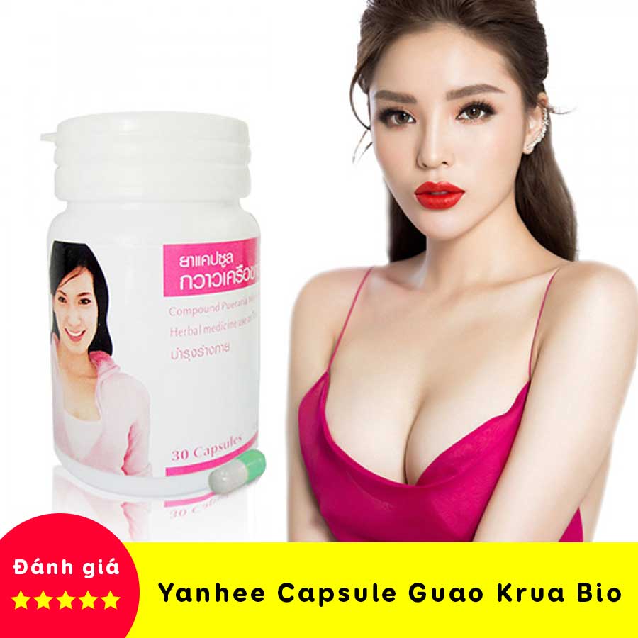 [HCM]【HOT】 Viên Uống Nở Ngực Và Bổ Sung Nội Tiết Tố Nữ Yanhee - 30 Viên