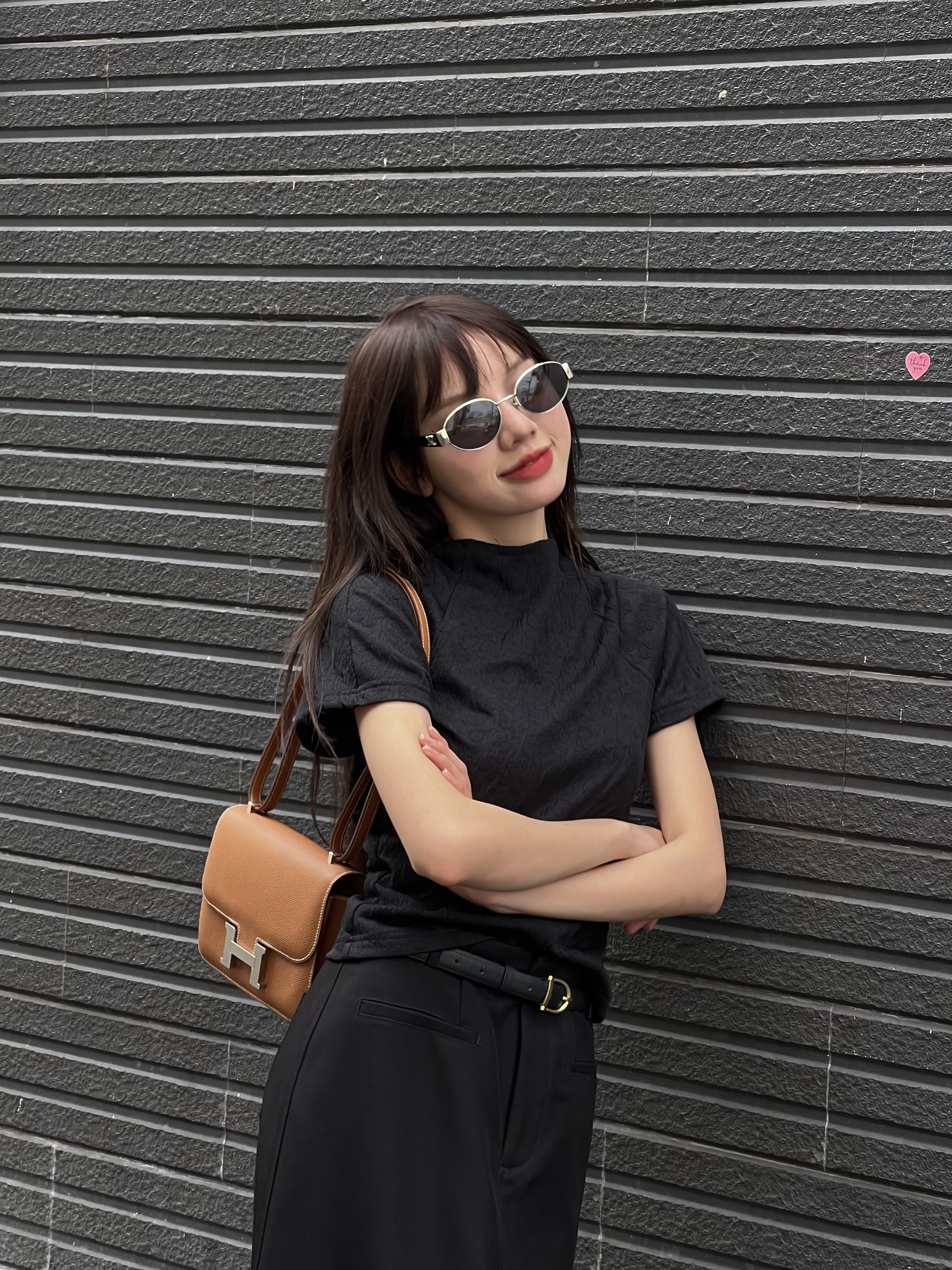Kido áo thun hoa tay ngắn cổ tròn nara top