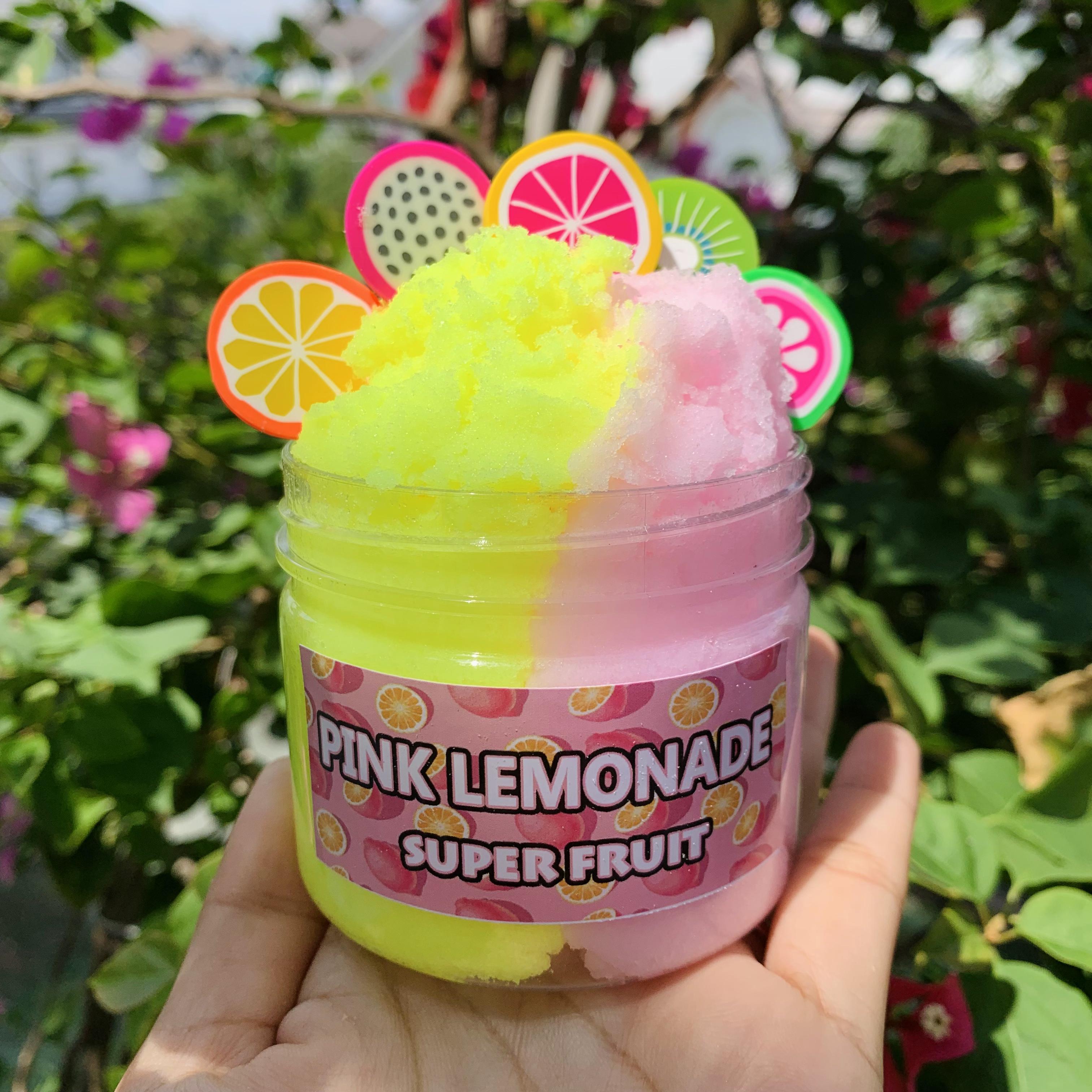 Pink Lemonade Fruit Cloud Slime - Chất Nhờn Slime Mây Cao Cấp Giúp Thư Giãn