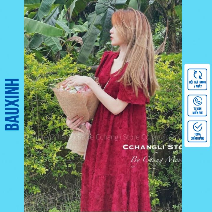 Váy Bầu suông a dáng dài, Đầm bầu xinh, mẫu cộc tay chất liệu thun mềm mặc trơn mát không kích ứng da
