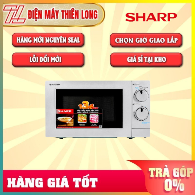 R-209VN-SK Lò vi sóng Sharp R-209VN 20 lít - HÀNG CHÍNH HÃNG - TRẢ GÓP 0% - GIAO TOÀN QUỐC - NGOÀI HCM TÍNH PHÍ