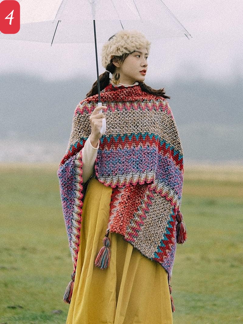 Khăn Choàng Thổ Cẩm Sapa Mã 2