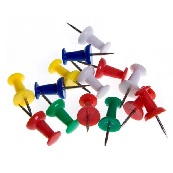 2 hộp đinh dù nhựa ghim bảng (50 cái/hộp)