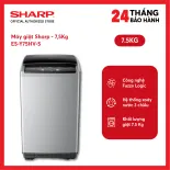 [FreeSHIP COD + Lắp Hà Nội] Máy Giặt Sharp 7.5 Kg ES-Y75HV-S
