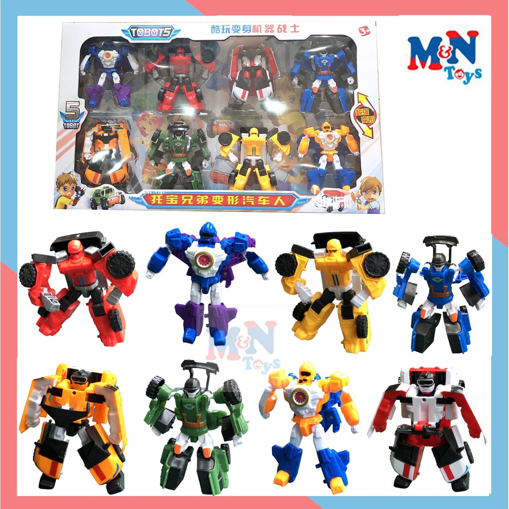 [7-11/12 VOUCHER 8%]Robot Biến Hình Ôtô Transformer Cao 11cm (8 Mẫu Robot)