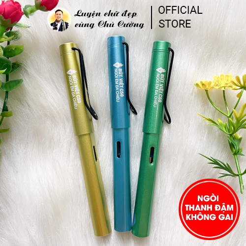 Bút luyện viết chữ đẹp cho người mới | Bút Việt C50 Thanh Đậm Không Gai | Rất dễ viết